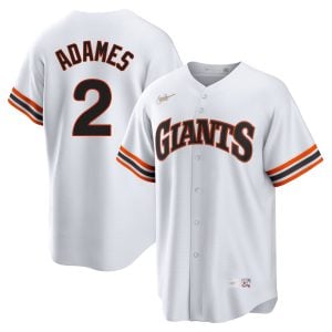 Willy Adames San Francisco Giants White Cooperstown Collection Jersey - All Stitched