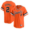 Willy Adames San Francisco Giants Orange Cooperstown Collection Jersey - All Stitched