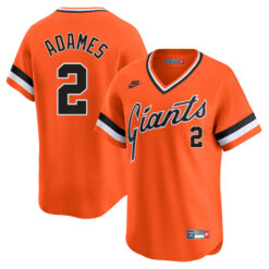 Willy Adames San Francisco Giants Orange Cooperstown Collection Jersey - All Stitched