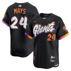 Willie Mays San Francisco Giants White City Connect Limited Jersey - All Stitched