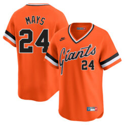 Willie Mays San Francisco Giants White Cooperstown Collection Jersey - All Stitched