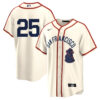 Barry Bonds San Francisco Giants Cream 2024 Rickwood Jersey - All Stitched