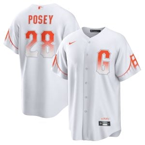 Buster Posey San Francisco Giants White City Connect Limited Jersey - All Stitched
