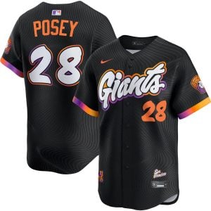 Buster Posey San Francisco Giants Anthracite City Connect Limited Jersey - All Stitched