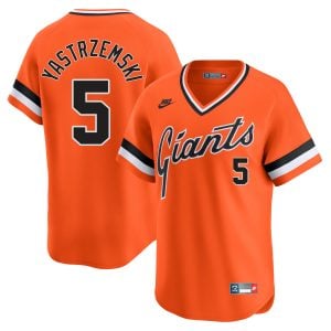 Mike Yastrzemski San Francisco Giants Orange Cooperstown Collection Jersey - All Stitched