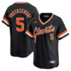 Mike Yastrzemski San Francisco Giants Black Cooperstown Collection Jersey - All Stitched