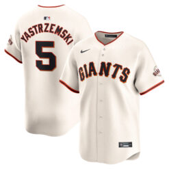 Mike Yastrzemski San Francisco Giants Cream Home Limited Jersey - All Stitched