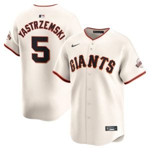 Mike Yastrzemski San Francisco Giants Cream Home Limited Jersey - All Stitched
