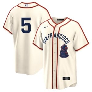 Mike Yastrzemski San Francisco Giants Cream 2024 Rickwood Jersey - All Stitched