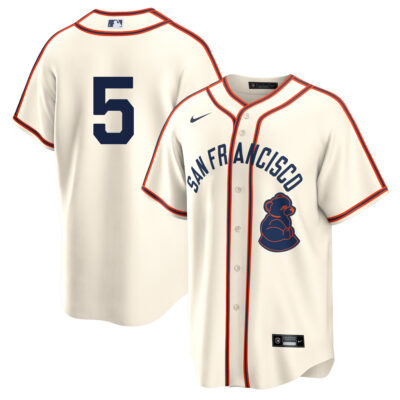 Mike Yastrzemski San Francisco Giants Cream 2024 Rickwood Jersey - All Stitched