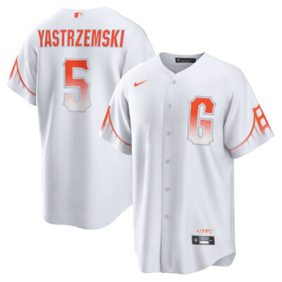 Mike Yastrzemski San Francisco Giants White City Connect Limited Jersey - All Stitched