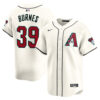 Corbin Burnes Arizona Diamondbacks Cream Home Limited Jersey - All Stitched