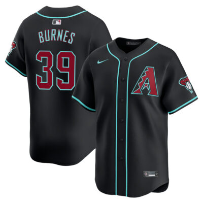 Corbin Burnes Arizona Diamondbacks Black Alternate Limited Jersey - All Stitched