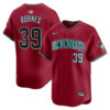 Corbin Burnes Arizona Diamondbacks Red Alternate Limited Jersey - All Stitched