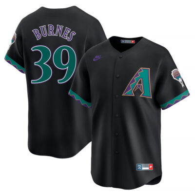 Corbin Burnes Arizona Diamondbacks Black 1998-06 Cooperstown Jersey - All Stitched