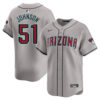Randy Johnson Arizona Diamondbacks Grey Road Limited Jersey - All Stitched