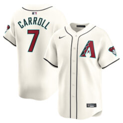 Corbin Carroll Arizona Diamondbacks Cream Home Limited Jersey - All Stitched