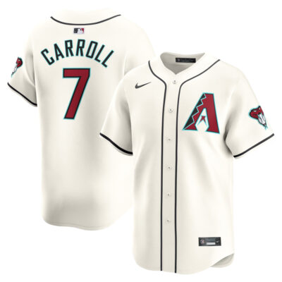 Corbin Carroll Arizona Diamondbacks Cream Home Limited Jersey - All Stitched
