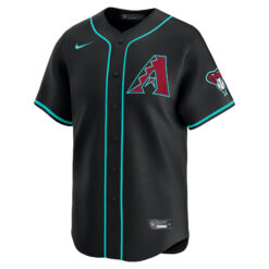 Alternative view of Corbin Carroll Arizona Diamondbacks Black Alternate Limited Jersey - All Stitched