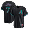 Corbin Carroll Arizona Diamondbacks Black 1998-06 Cooperstown Jersey - All Stitched