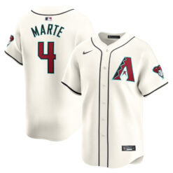 Ketel Marte Arizona Diamondbacks Cream Home Limited Jersey - All Stitched