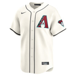 Alternative view of Ketel Marte Arizona Diamondbacks Cream Home Limited Jersey - All Stitched