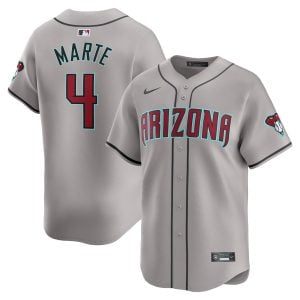 Ketel Marte Arizona Diamondbacks Grey Road Limited Jersey - All Stitched