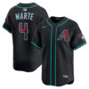 Ketel Marte Arizona Diamondbacks Black Alternate Limited Jersey - All Stitched