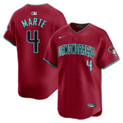 Ketel Marte Arizona Diamondbacks Red Alternate Limited Jersey - All Stitched