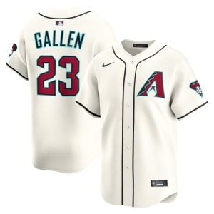Zac Gallen Arizona Diamondbacks Cream Home Limited Jersey - All Stitched