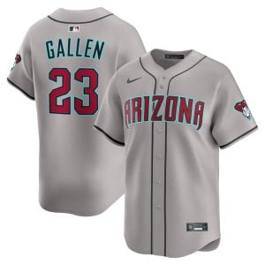 Zac Gallen Arizona Diamondbacks Grey Road Limited Jersey - All Stitched
