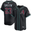 Zac Gallen Arizona Diamondbacks Black Alternate Limited Jersey - All Stitched