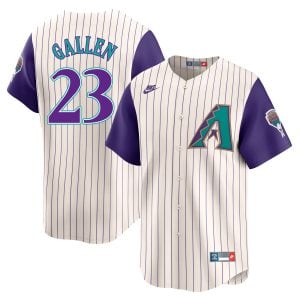 Zac Gallen Arizona Diamondbacks White 1998-06 Cooperstown Jersey - All Stitched