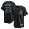 Zac Gallen Arizona Diamondbacks Black 1998-06 Cooperstown Jersey - All Stitched