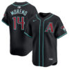 Gabriel Moreno Arizona Diamondbacks Black Alternate Limited Jersey - All Stitched