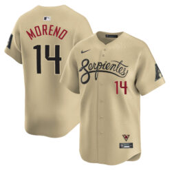 Gabriel Moreno Arizona Diamondbacks Sand City Connect Limited Jersey - All Stitched