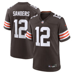Shedeur Sanders Cleveland Browns Brown Home Game Jersey - All Stitched