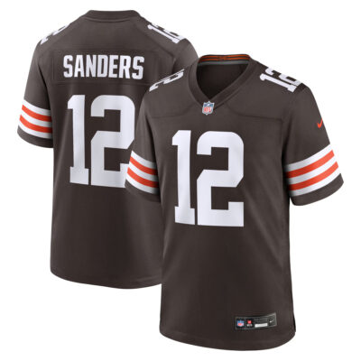 Shedeur Sanders Cleveland Browns Brown Home Game Jersey - All Stitched