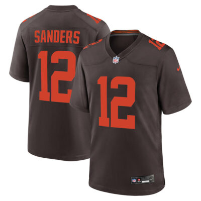 Shedeur Sanders Cleveland Browns Brown Alternate Game Jersey - All Stitched