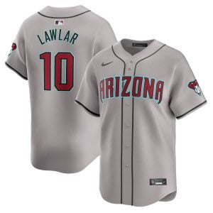 Jordan Lawlar Arizona Diamondbacks Grey Road Limited Jersey - All Stitched