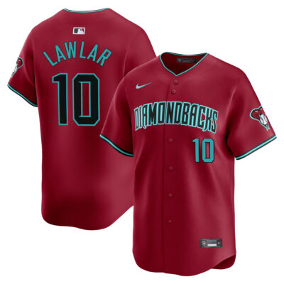 Jordan Lawlar Arizona Diamondbacks Red Alternate Limited Jersey - All Stitched