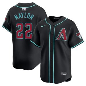 Josh Naylor Arizona Diamondbacks Black Alternate Limited Jersey - All Stitched