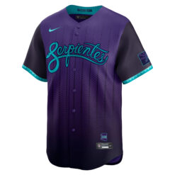 Alternative view of Zac Gallen Arizona Diamondbacks Purple 2025 City Connect Limited Jersey - All Stitched