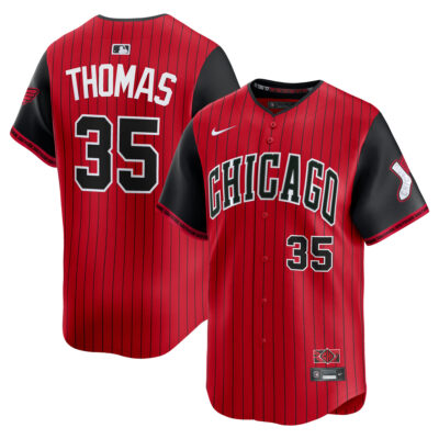 Frank Thomas Chicago White Sox Red Black 2025 City Connect Limited Jersey - All Stitched