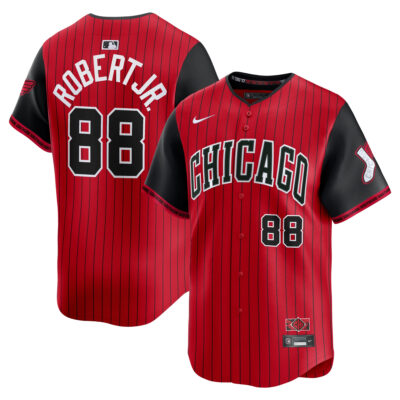 Luis Robert Jr Chicago White Sox Red Black 2025 City Connect Limited Jersey - All Stitched