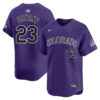 Kris Bryant Colorado Rockies Purple Alternate Limited Jersey - All Stitched