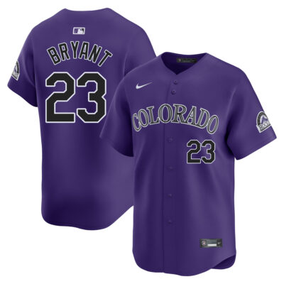 Kris Bryant Colorado Rockies Purple Alternate Limited Jersey - All Stitched
