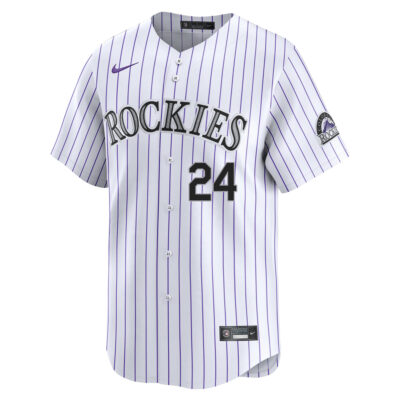 Alternative view of Ryan McMahon Colorado Rockies White Home Limited Jersey - All Stitched