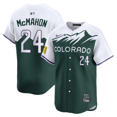 Ryan McMahon Colorado Rockies Green 2022 City Connect Limited Jersey - All Stitched