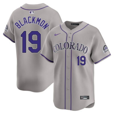 Charlie Blackmon Colorado Rockies Grey Road Limited Jersey - All Stitched